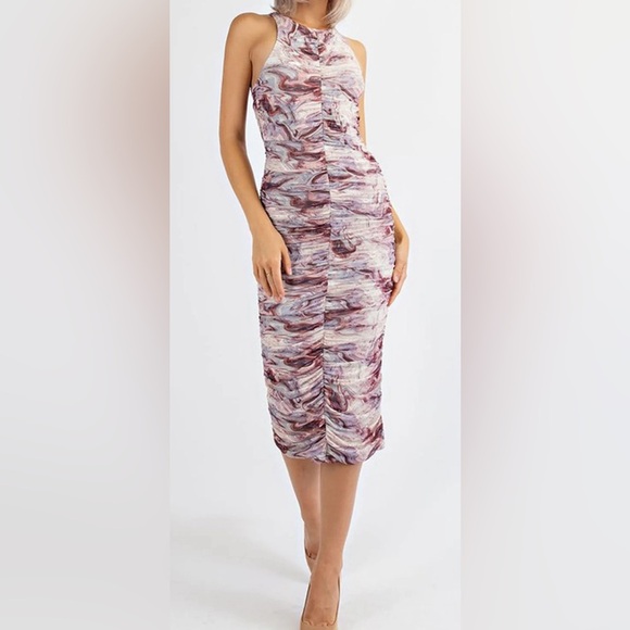 Edit by nine Marbel Marvel Midi Dress - Picture 1 of 4